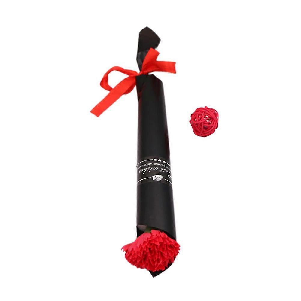 Christmas Soap Flowers Single Rose Carnation for Valentine’s Gifts