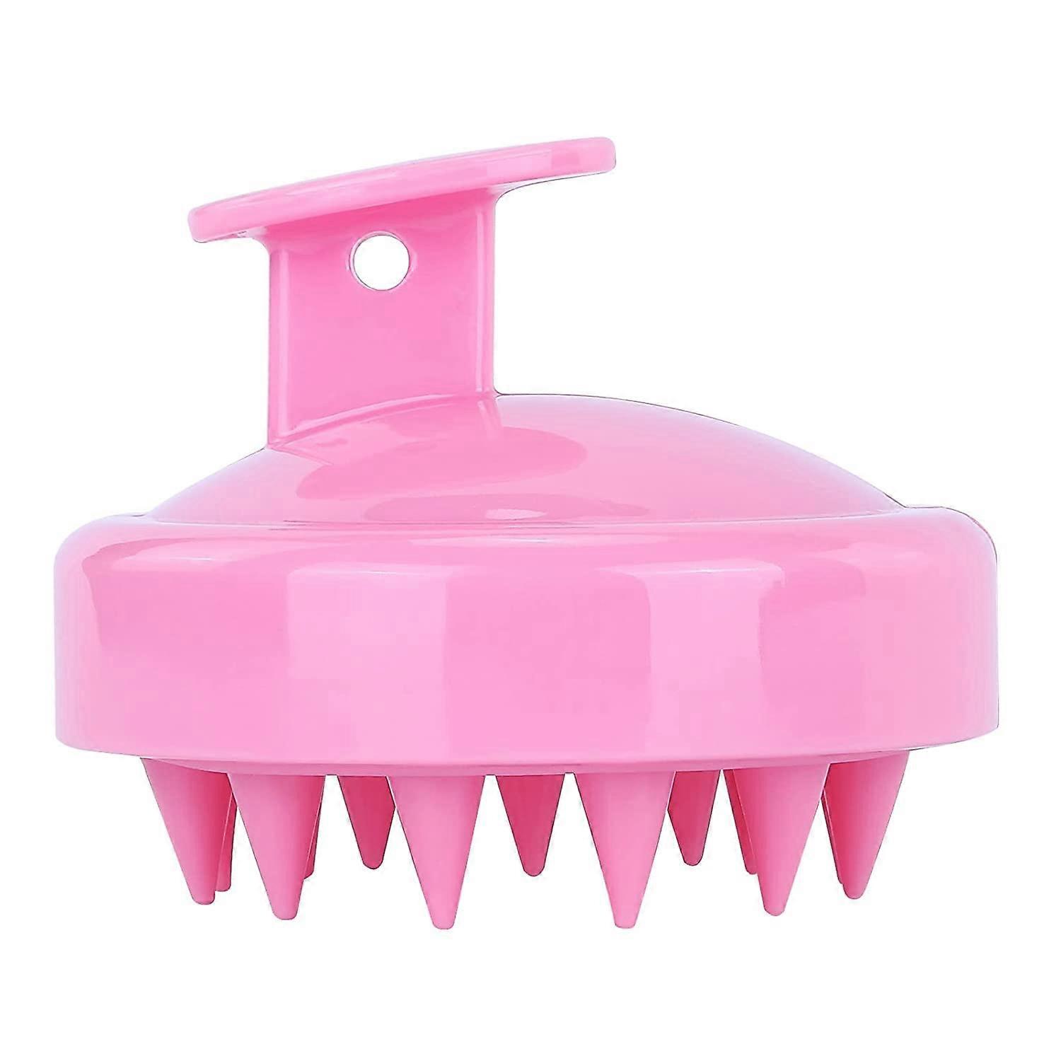 Silicone Scalp Massager Brush for Shower Use, Adjustable Waterproof Design, Soft Bristles, Ergonomic Grip