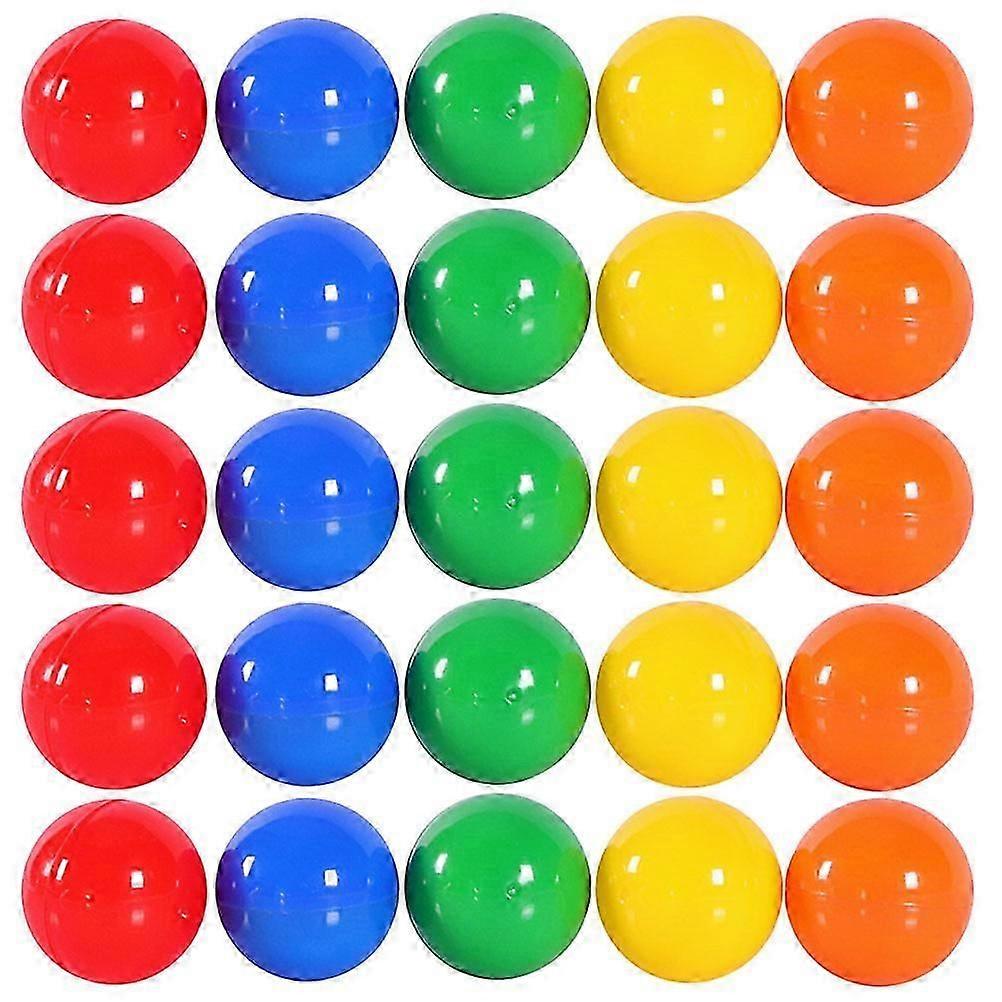50Pcs Lottery Balls Colored Raffle Balls Openable Raffle Balls Small Lottery Balls Table Game Balls