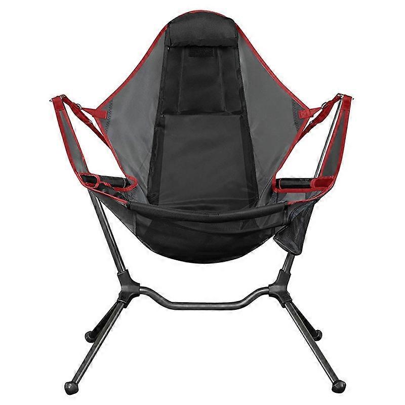 LT32004 Sedia a dondolo pieghevole portatile da esterno LT32004 (rosso)