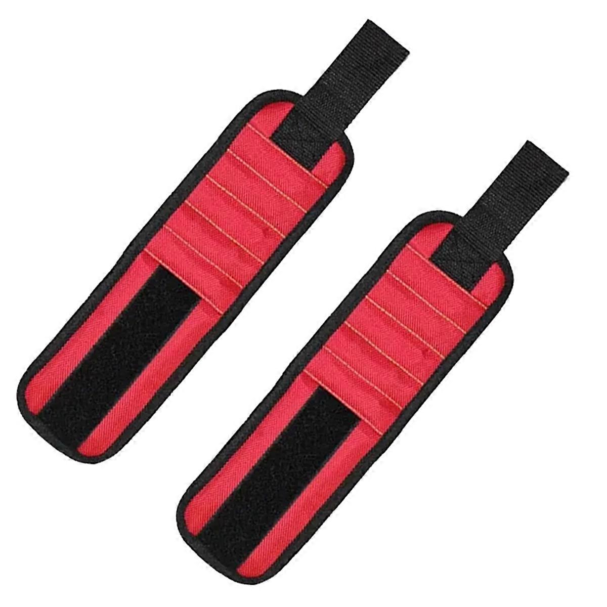 Magnetic Wrist Strap for Fixing Screws,Nails, Drill Wrist Strap Tool Fixing Belt Engineering Magnet