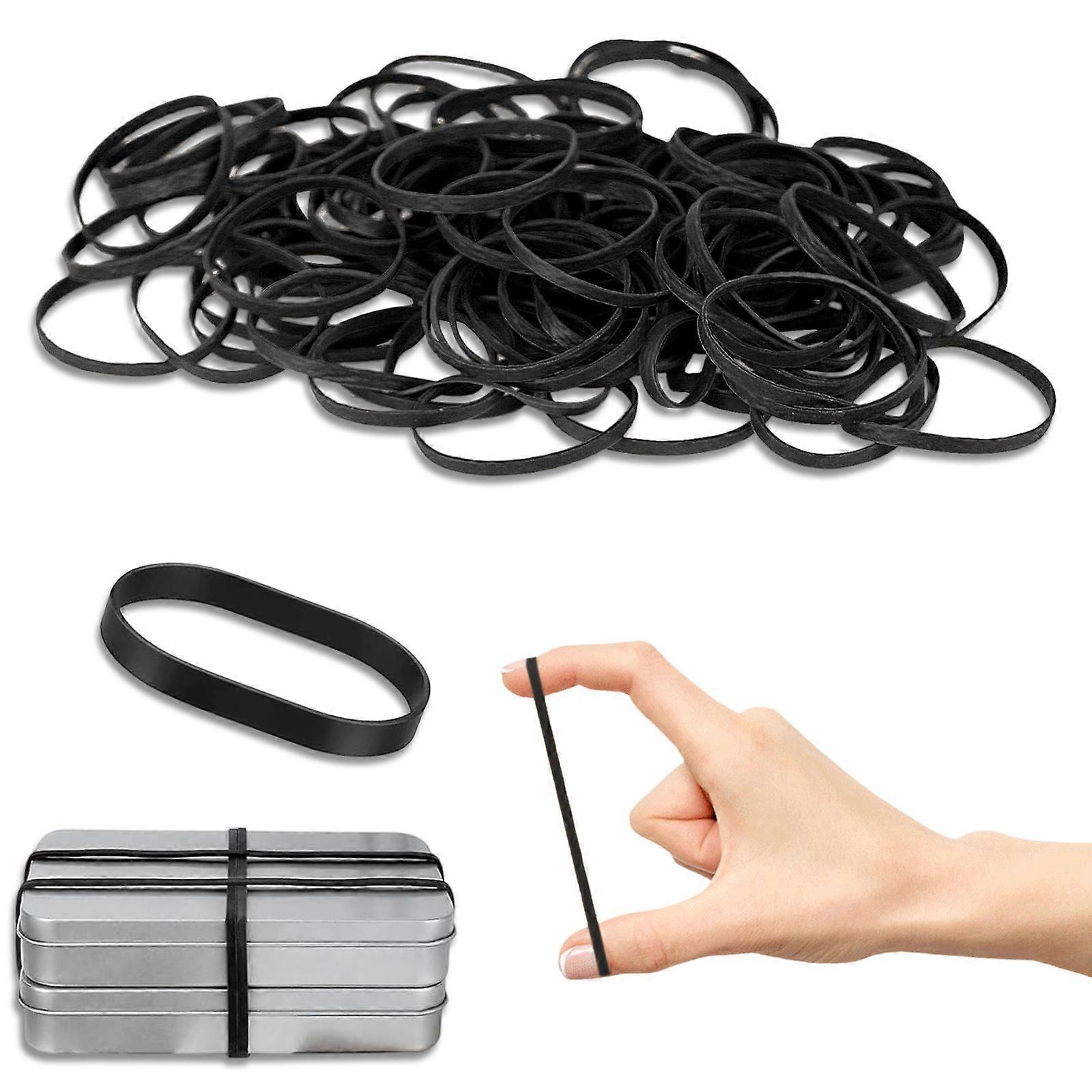 100 stk sorte elastikker -60 * 5mm