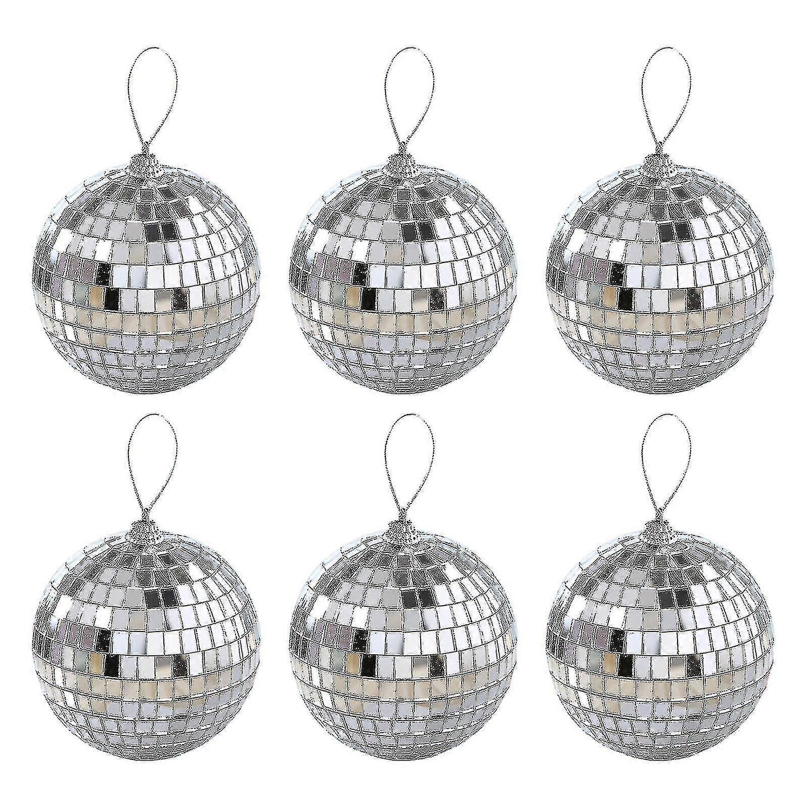 Pack Of Christmas Tree Mirror Mini Disco Ball