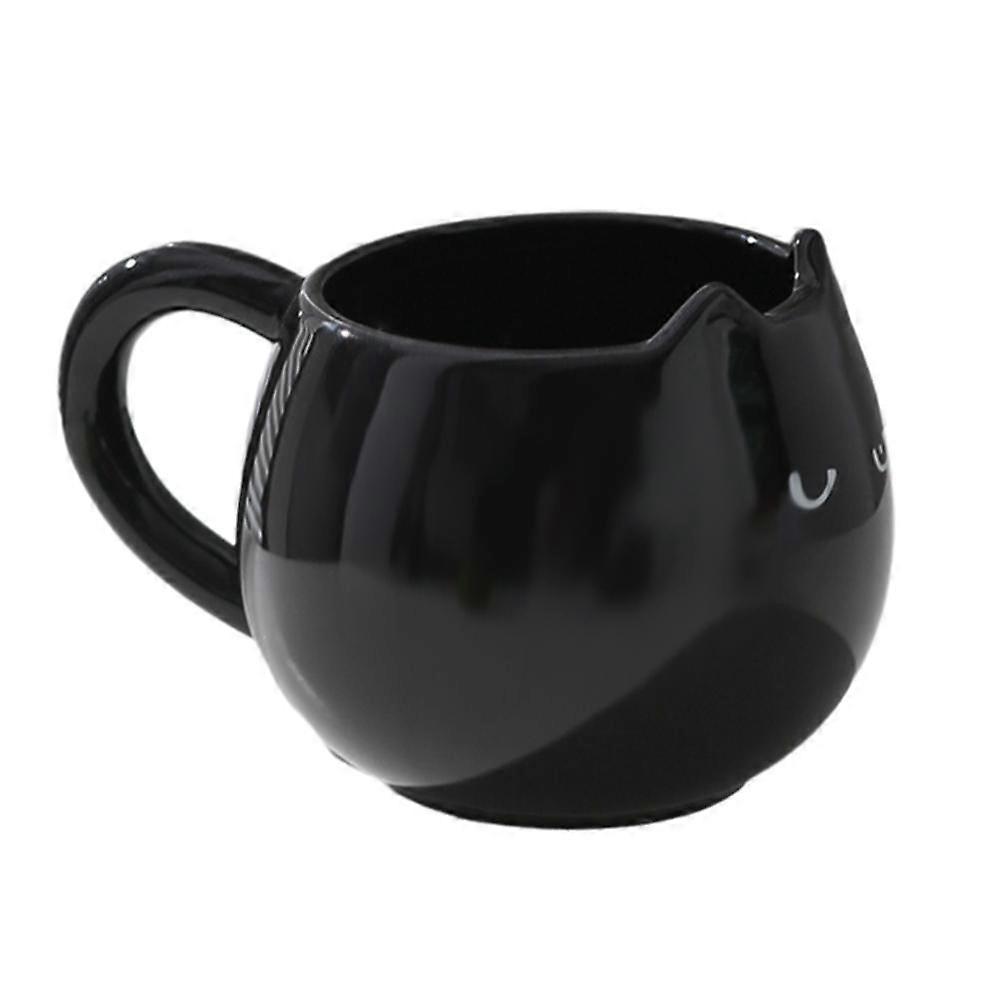 Cute Ceramic Cat Shaped Mug, Creative Hand Painted Coffee Milk Tea Cups Novelty