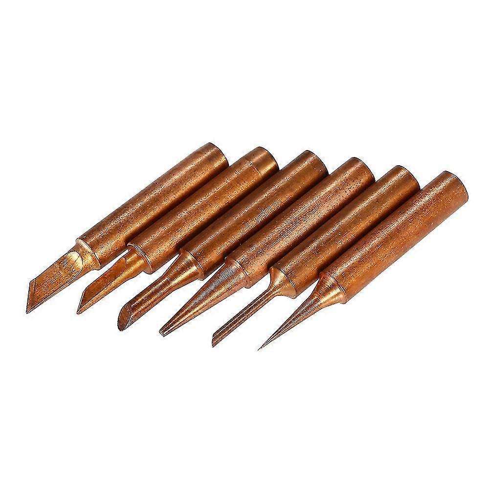 Copper Soldering Iron Tips Replacement Solder Tip Lead-free Welding Head