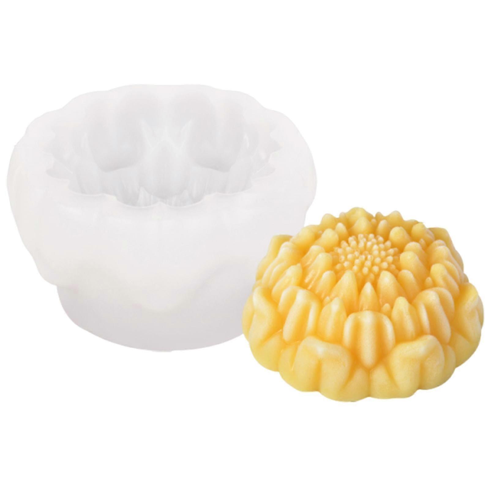Silicone Flower Mold Soft Reusable Baking Mold for DIY Crafts