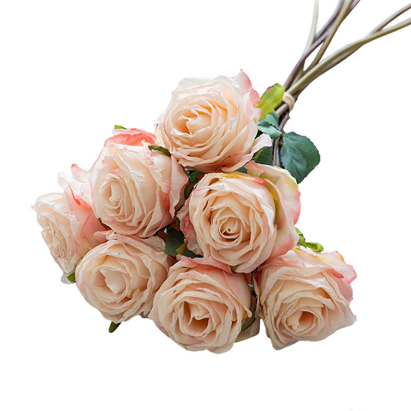 7 Fleur simulée de rose litchi