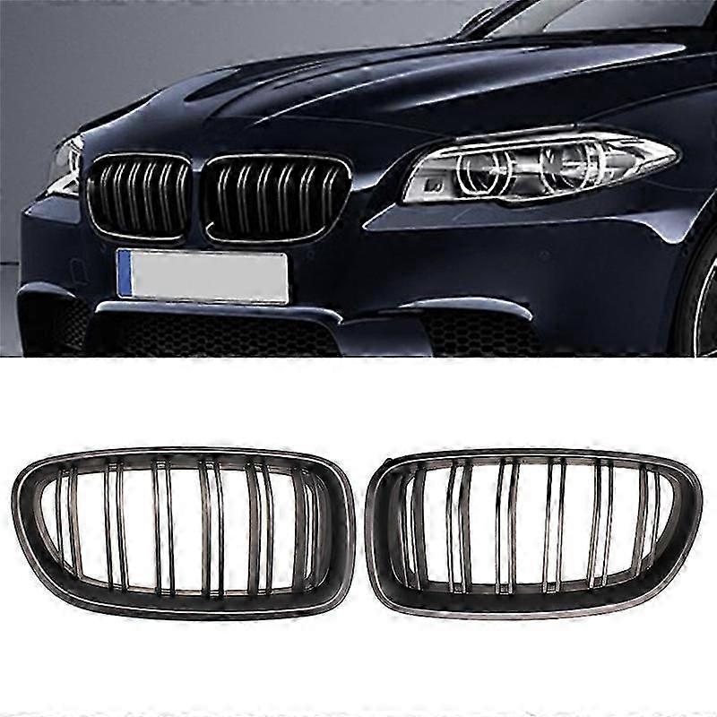 Niere vorne für BMW 5er F10/F11/F18 & M5 2010-2017 - Glänzend/Matt Schwarz
