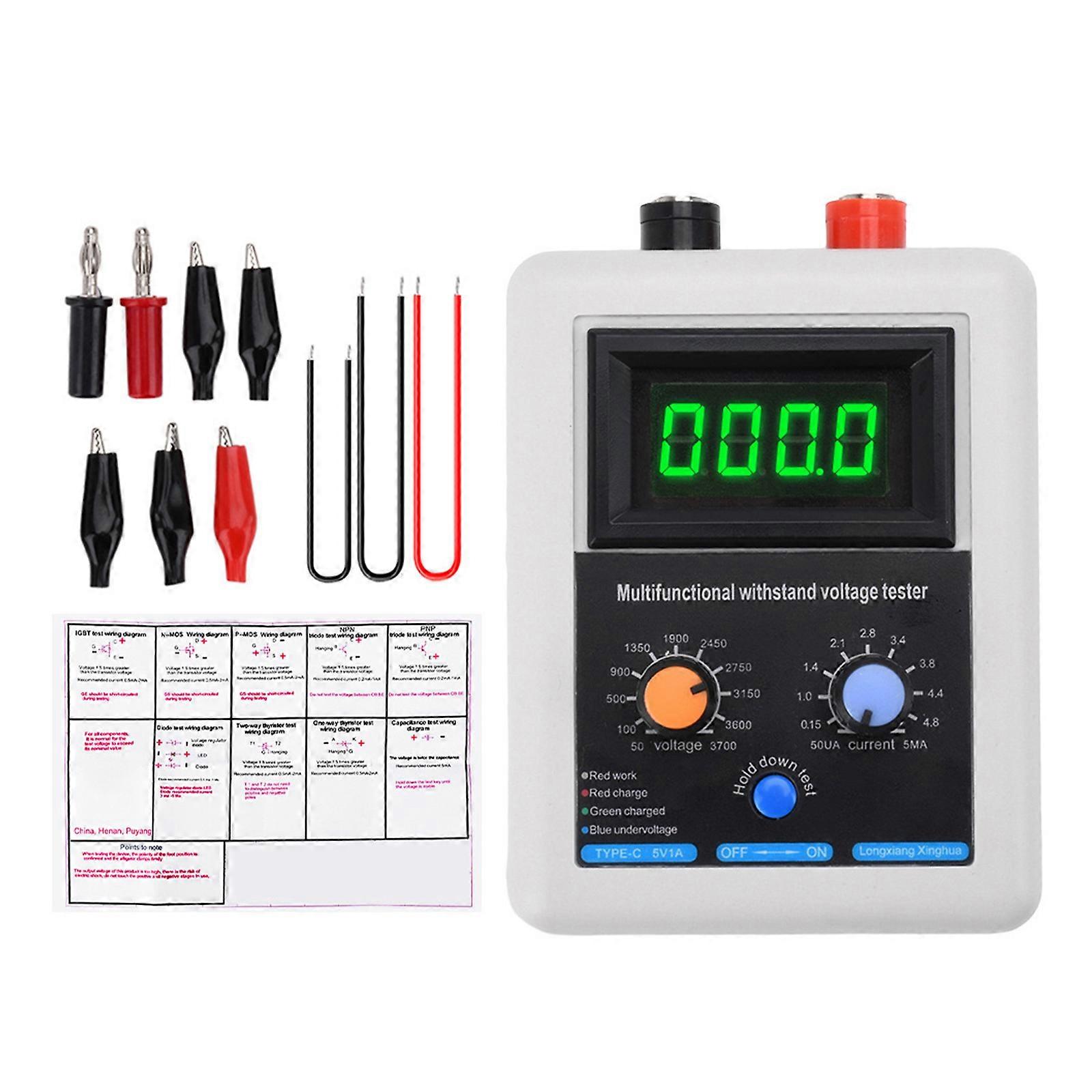 Multipurpose 3700V Voltages Testing Equipment for Electronic Components with User Friendly Interfaces and Data Storage