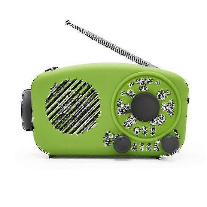 Bærbar håndsving Radio Emergency Han-crank Radio Solar Håndsving Radio Mini Radio Mobiltelefon Oplader X