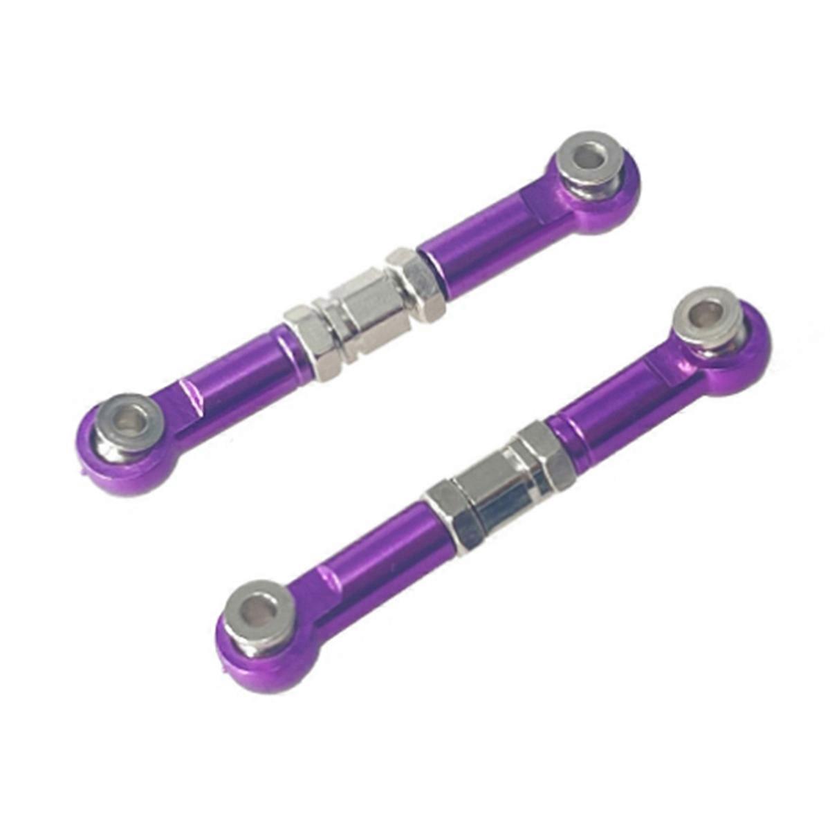 RC Car Steering Rod for Go 1/14 RC Car Parts(Purple)