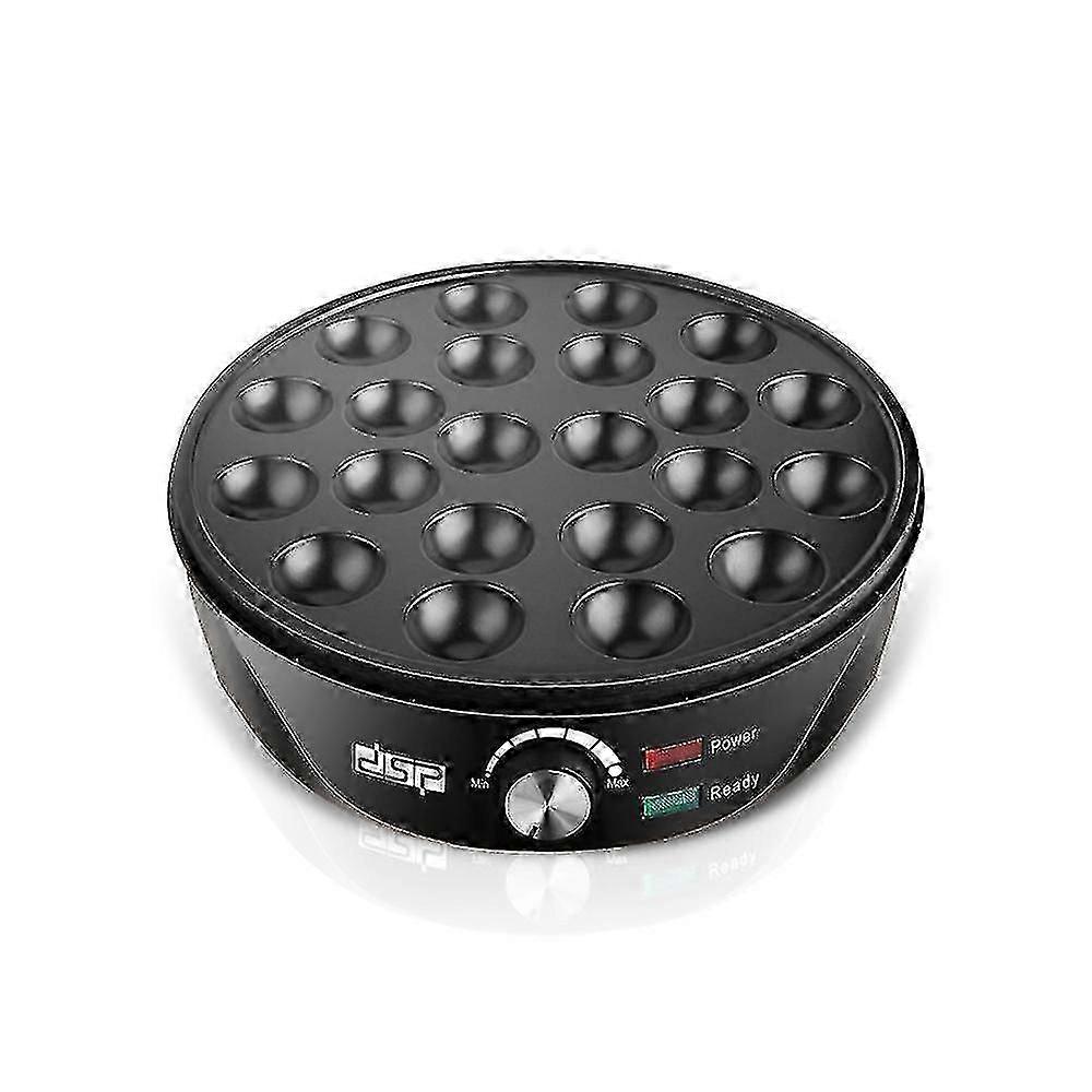 Μαύρος κατασκευαστής Takoyaki Ebelskiver κατασκευαστής ηλεκτρικός Takoyaki τηγάνι γεμιστό τηγανίτα Pan Munk Aebleskiver τηγάνι με 22 τρύπες Takoyaki