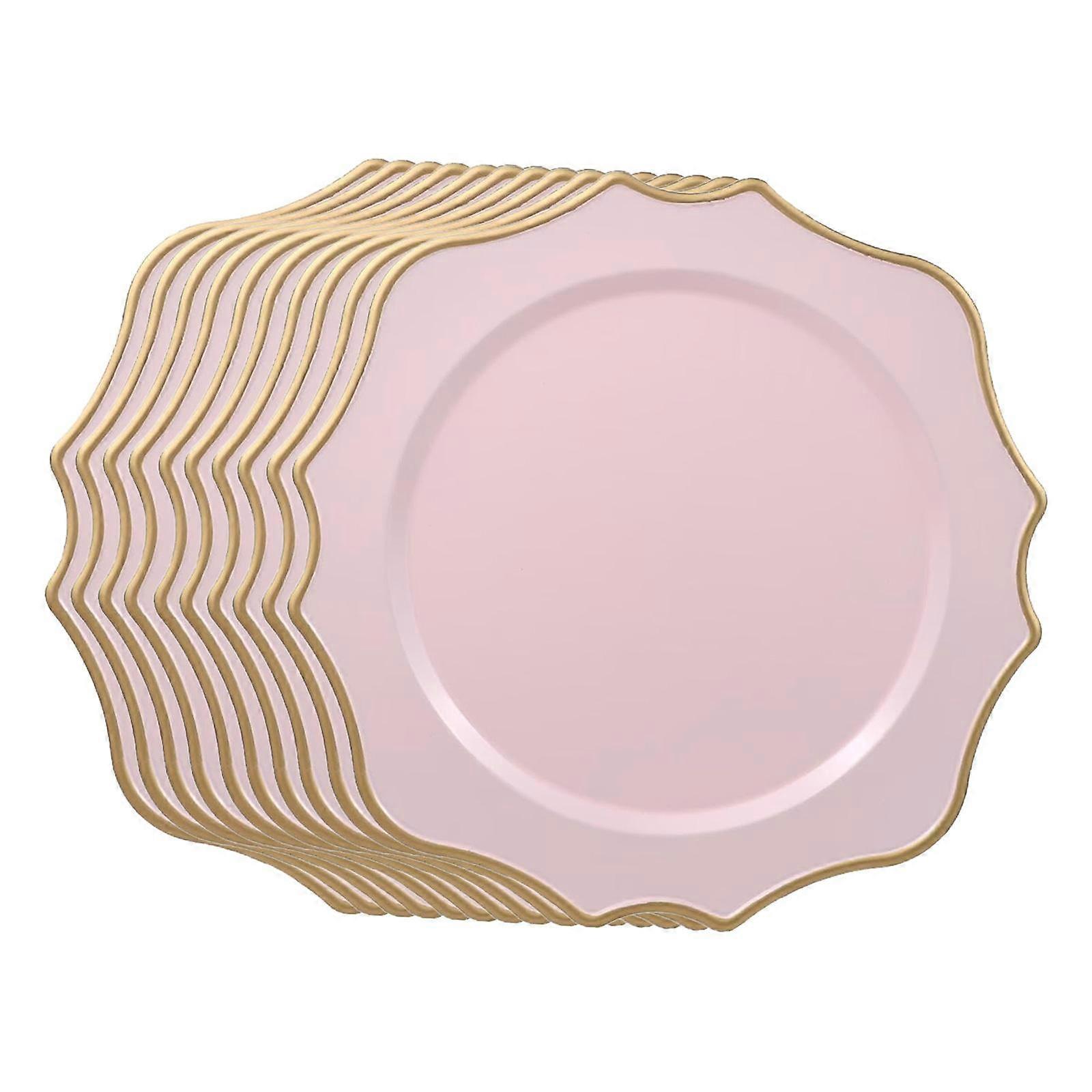 10Pcs Serving Plates Kitchen Plates Tableware Unbreakable Serving Dish Dinner