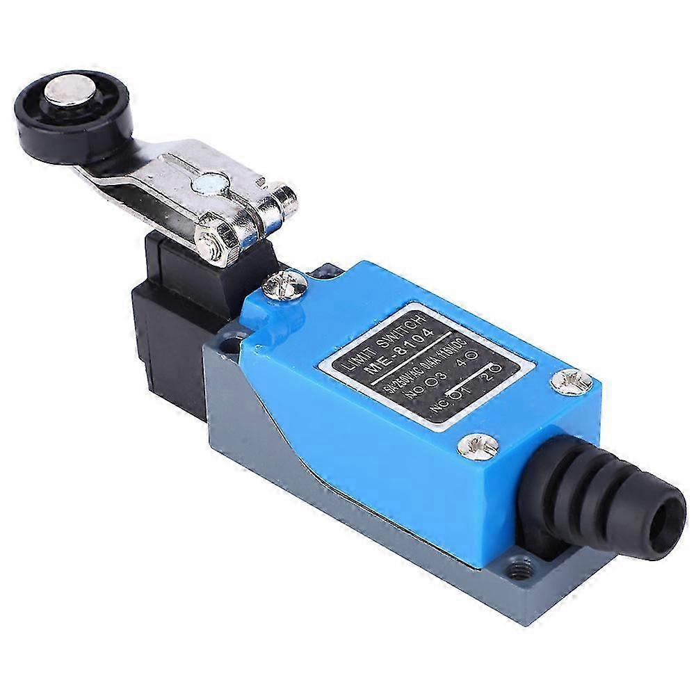 ME-8104 Limit Switch 250VAC 50~60Hz 115VDC Adjustable Roller Lever Micro Switch 12 x 4 x 2.7cm