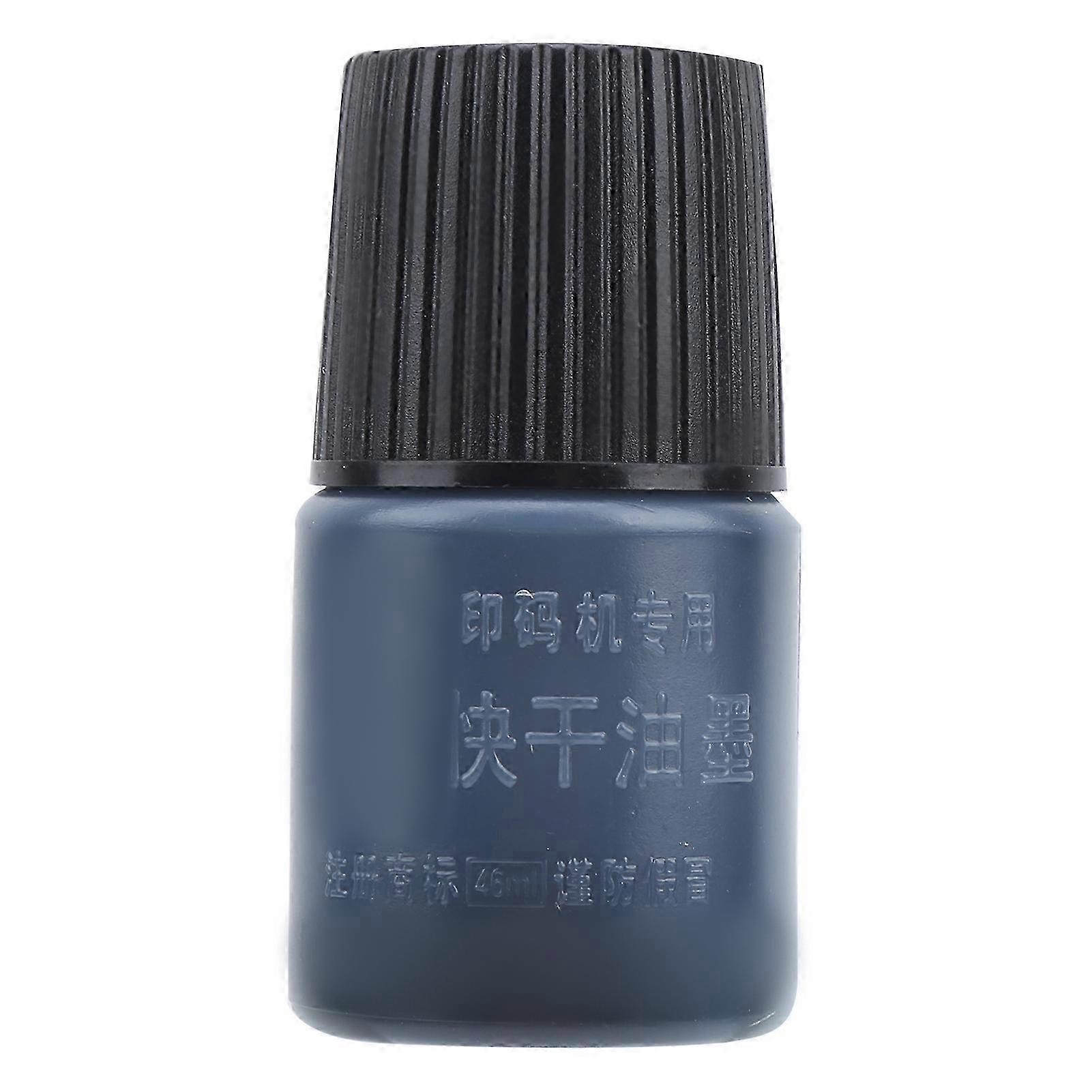 12Pcs Quick Dry Ink Coding Machine Black Waterproof FastDrying Without Fading Hardware Tools