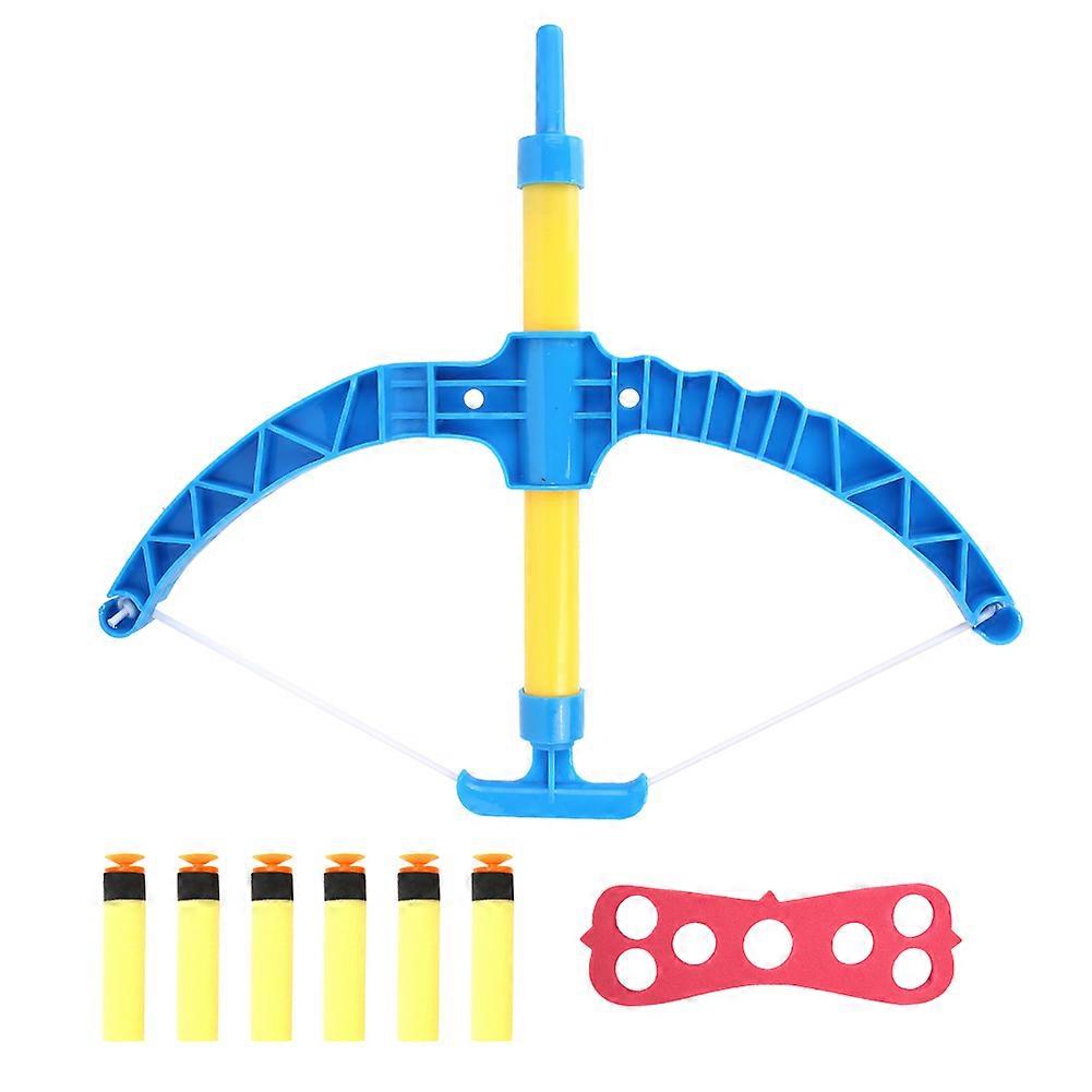 Ensemble de tir à l'arc pour enfants, jouet d'extérieur, flèche à ventouse en ABS avec cible de score, jouets pour enfants, bleu
