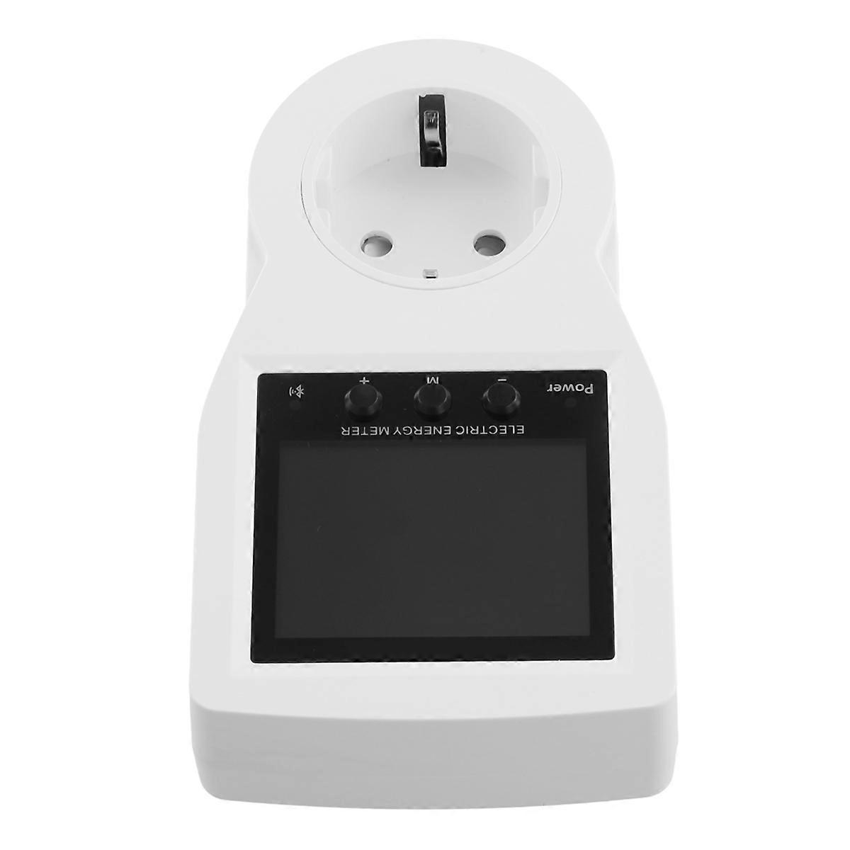 Tuya WIFI Smart Socket 16A Digital Wattmeter Voltmeter Power Meter Electricity Consumption Kwh Energ