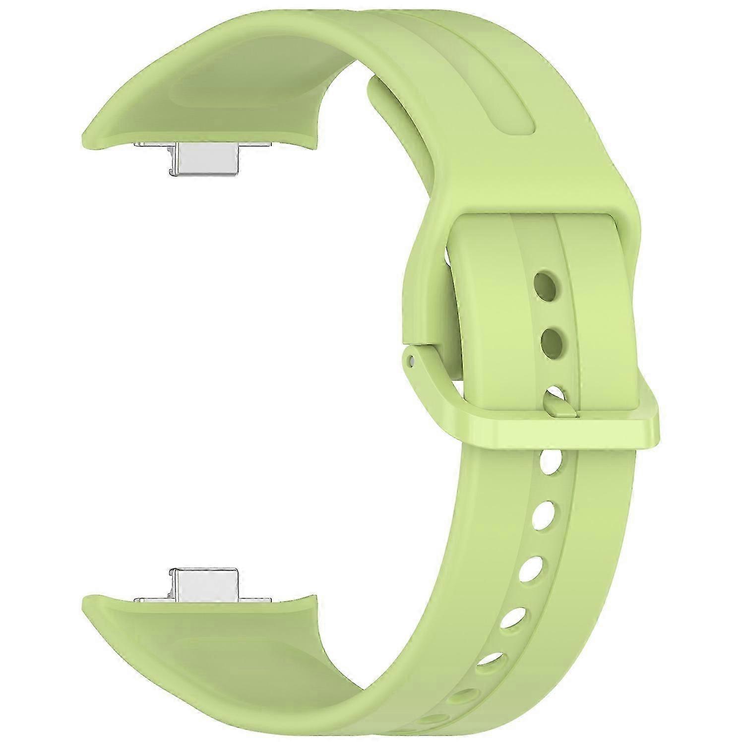 Silicone Strap For Redmi Watch 5 Adjustable Watch With Colored Buckle - Red Lime Multicolor