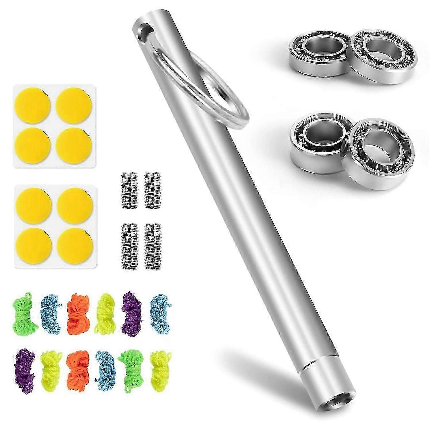 Yoyo Kit,12 Yoyo Strings,8 Silicone Pads,2 10 Ball Unresponsive ,2 Narrow C Responsive ,4Yoyo Axle