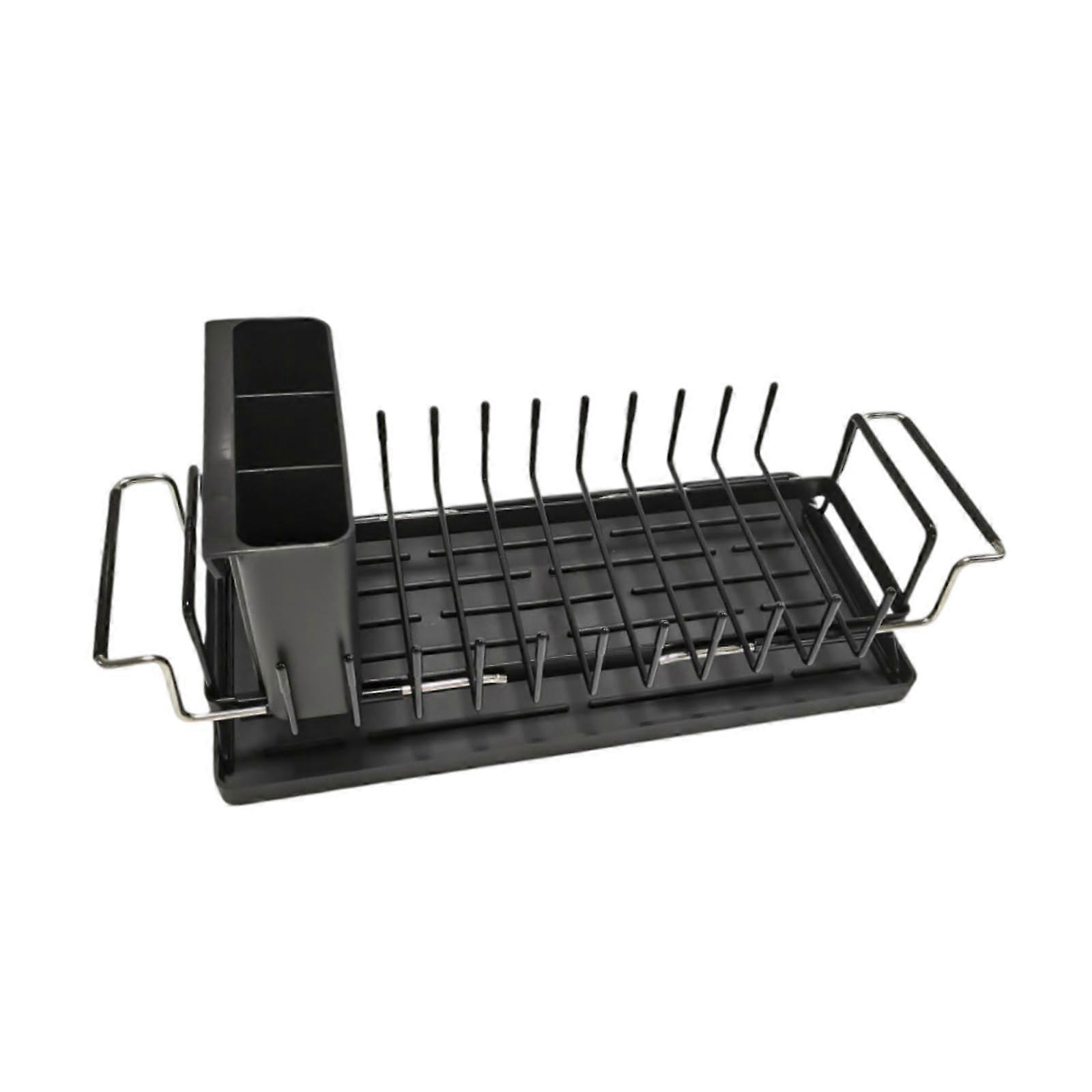 Rustproof Over The Sink Strainer Basket Dish Drying Rack for Cafe Kitchen Counter
