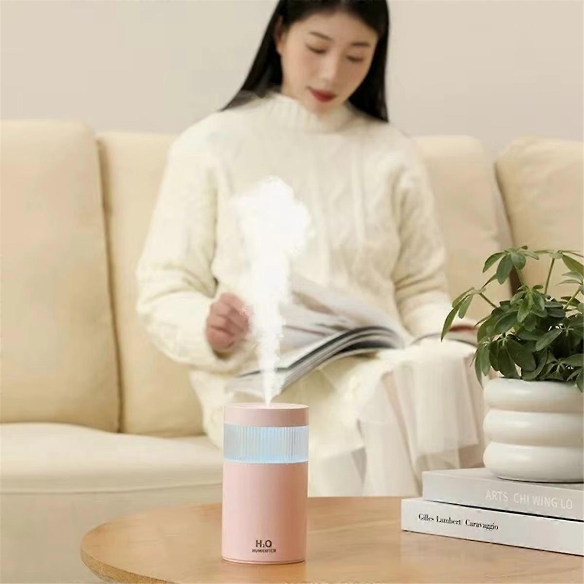 Compact USB Humidifier with Night Light, Ultra-Quiet A