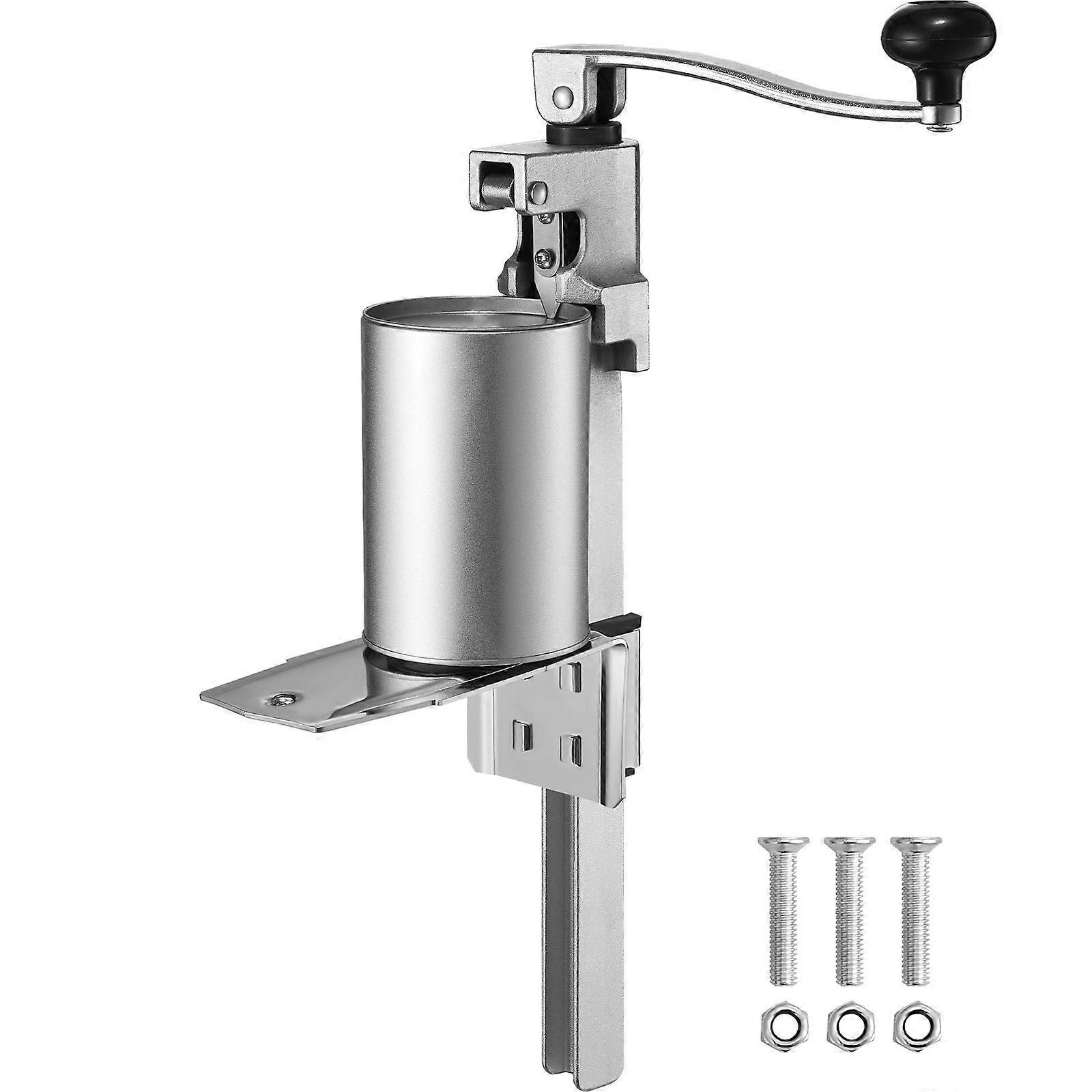 Manual Can Opener, Commercial Table Opener for Large Cans, Heavy Duty Can Opener with Base, Adjustable Height Industrial Jar Opener