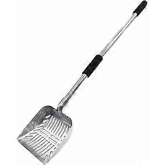 Pet Waste Scooper, Heavy Duty Adjustable Long Handle Detachable Stainless Steel Non-Stick Kitty Litter Scoop, For Efficient Cleaning Of All Pet