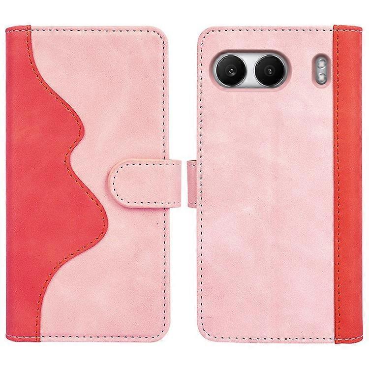Compatible For OnePlus Nord 4 Wallet Case Leather Phone Cover Splicing Color