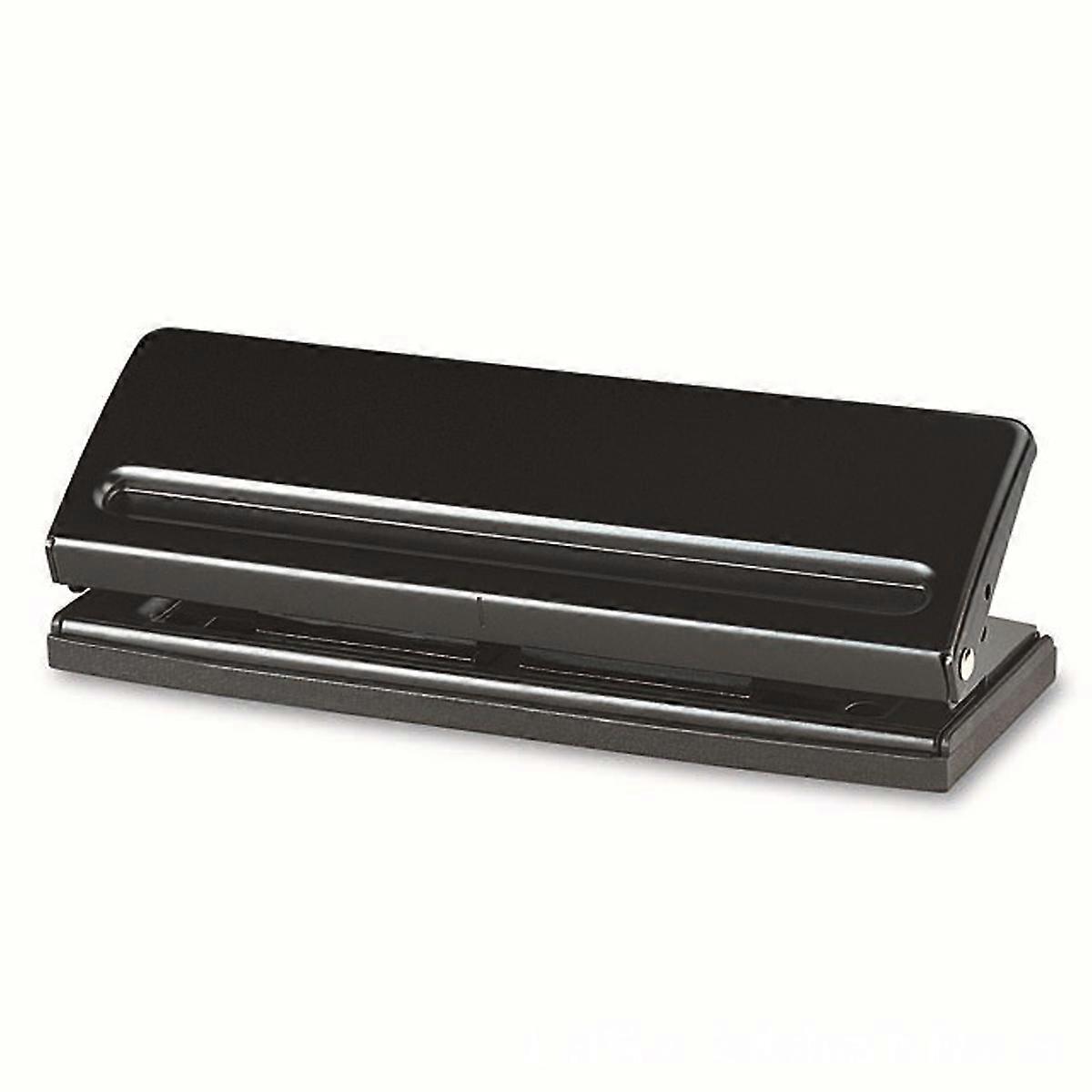 Adjustable 6-hole Punch With Positioning Mark, Daily Paper Puncher For A5 Size Six Ring Binder Planners - Refill Pages1pcs-black