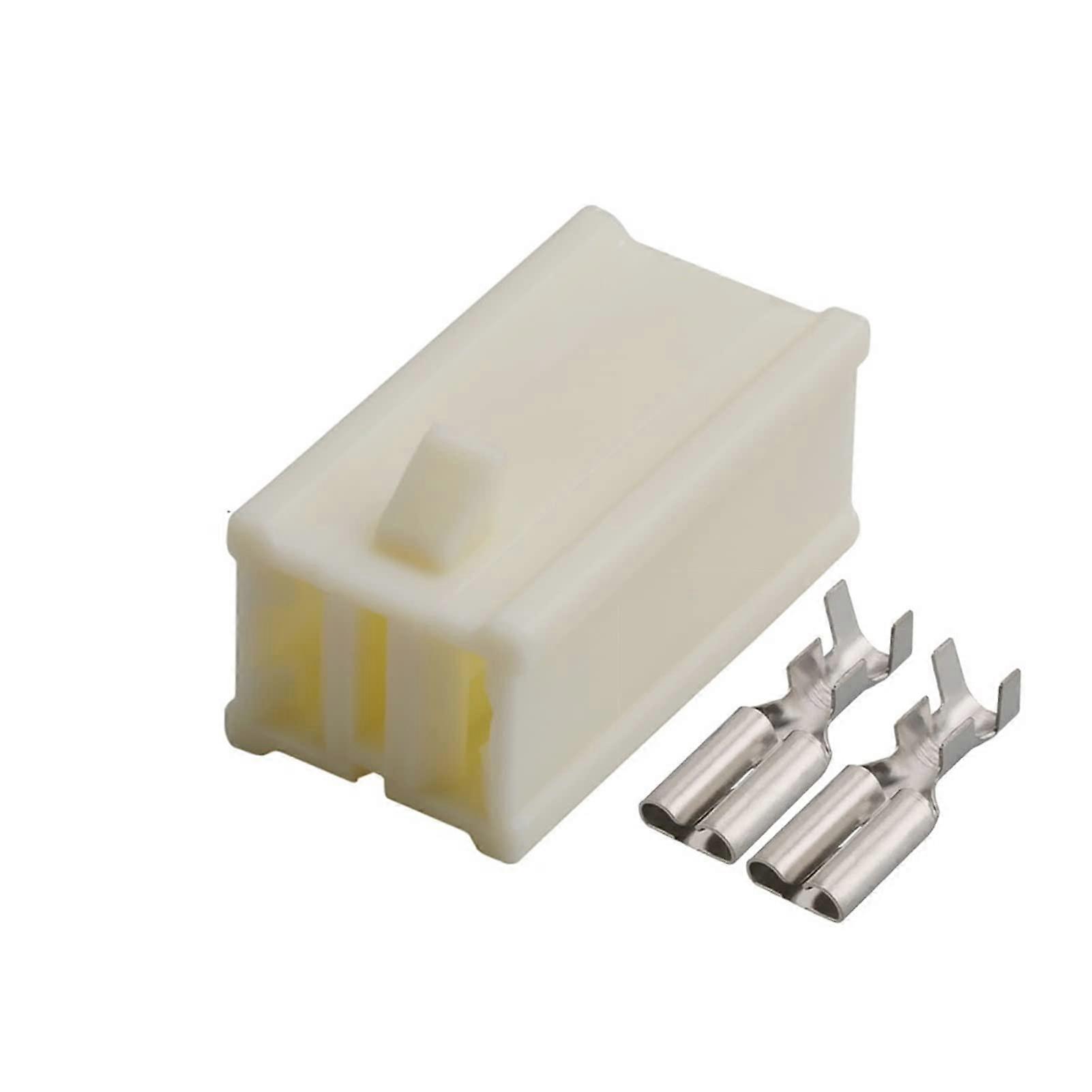 Qingqing Store 5-100Sets DJ7021-7.8-11 DJ7021-7.8-21 Female Male Wire Harness Connector with Terminals (Color : Female Set, Size : 5Sets)