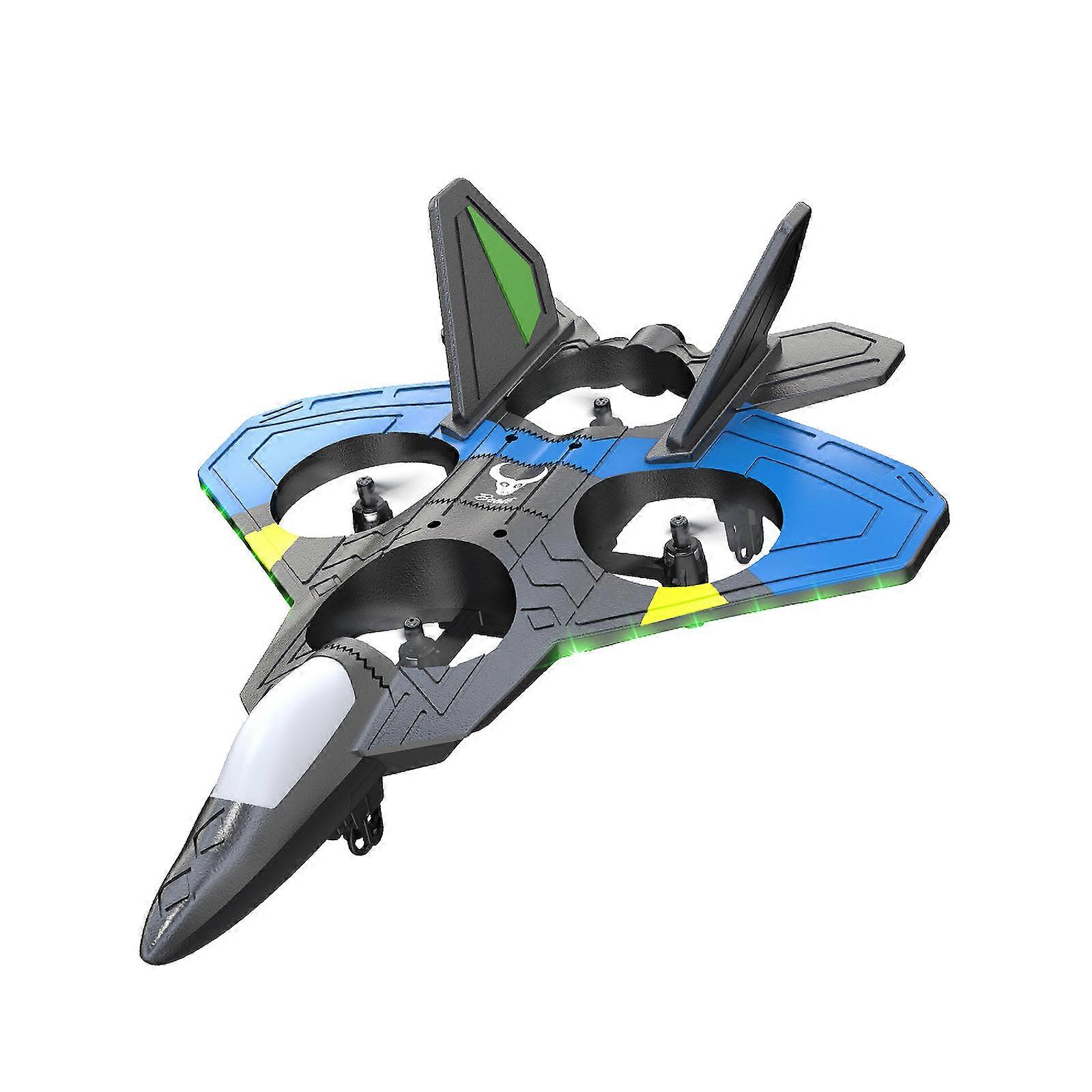 est Fighter Stunt RC Airplane - 360° Stunt Remote & Light RC Airplane, Drop-Fighter Glider Engineering Learning Toys