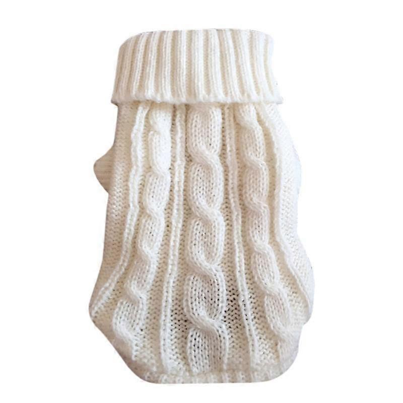 Dog Sweater Warm Dog Cat Clothes For Small Medium Large Dogs Woolly Soft Coat Outfits Chihuahua Bulldog Knitted Puppy Clothing