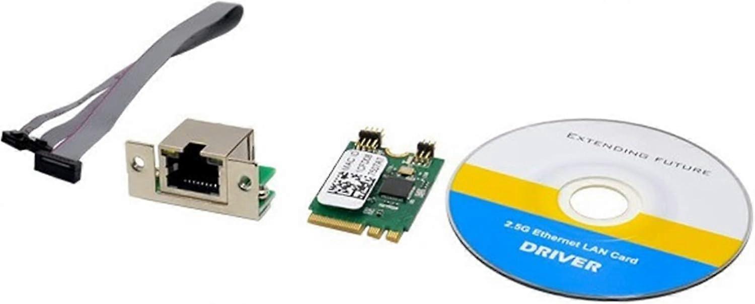 Carte Réseau 2.5G Ethernet M.2 A+E Key - Pour Contrôle Industriel Ou PC