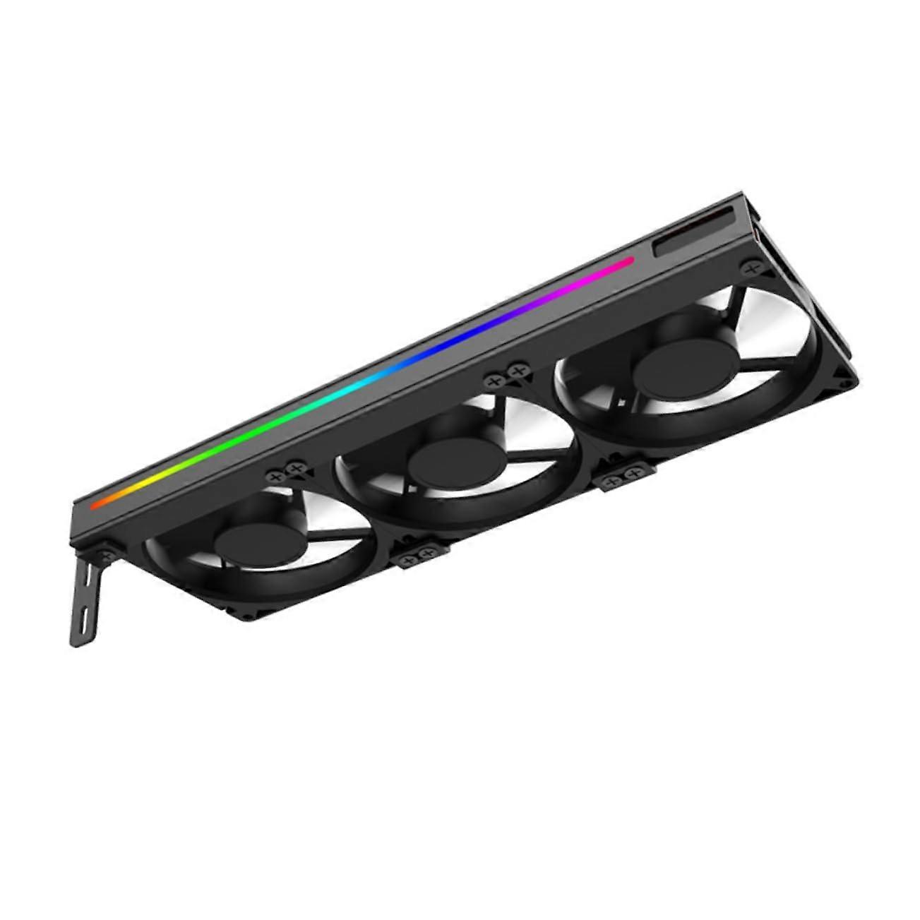 Cooling Fan for Graphic Card GPU - Triple Fan Setup with 3-Pin ARGB Connector, Silent Operation, and High Compatibility