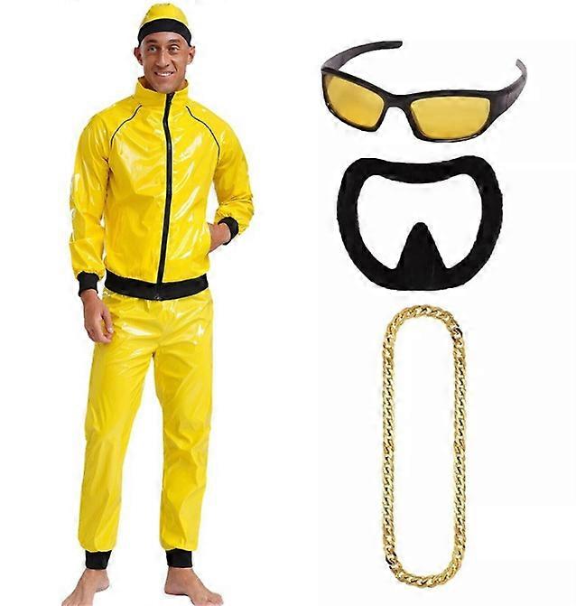 80s Tracksuit for Men Retro Set 80s 90s Outfit for Men