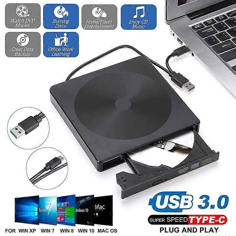 USB3.0/Type C External CD/DVD Drive