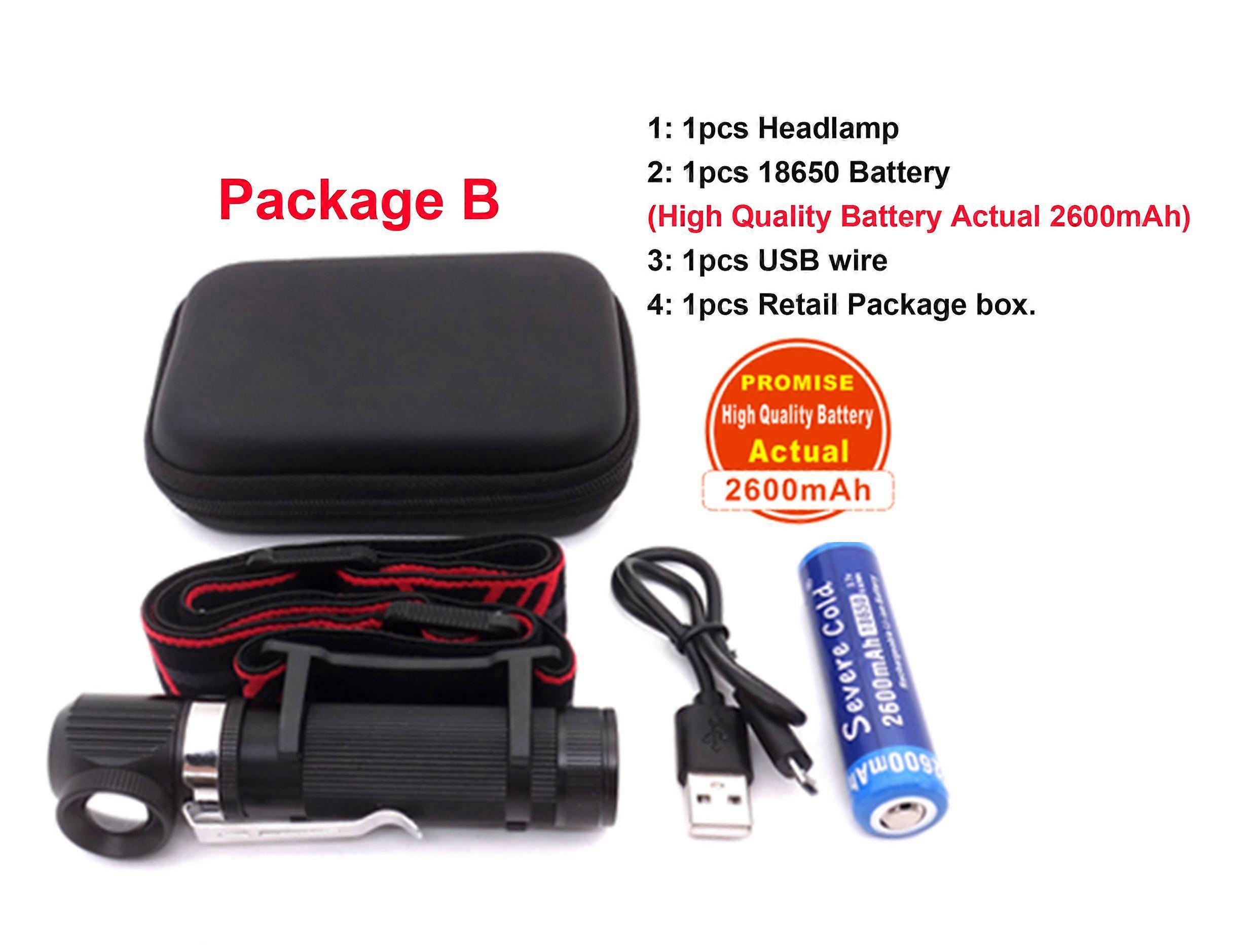 Led Headlamp USB Rechargeable, Magnetic Headlamp With Power Indicator, Strong Cold Light, 1000lm, 18650