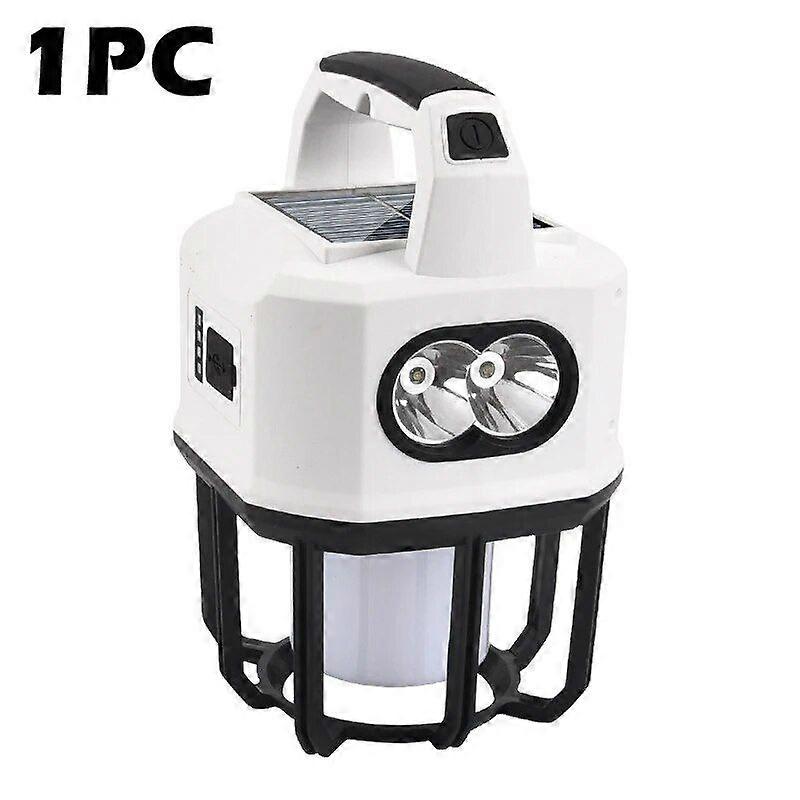 Multifunctional Tent Light LED Lamp Type-C Outdoor Portable Solar Waterproof Emergency Lights Lamps Rechargeable Camping Lantern