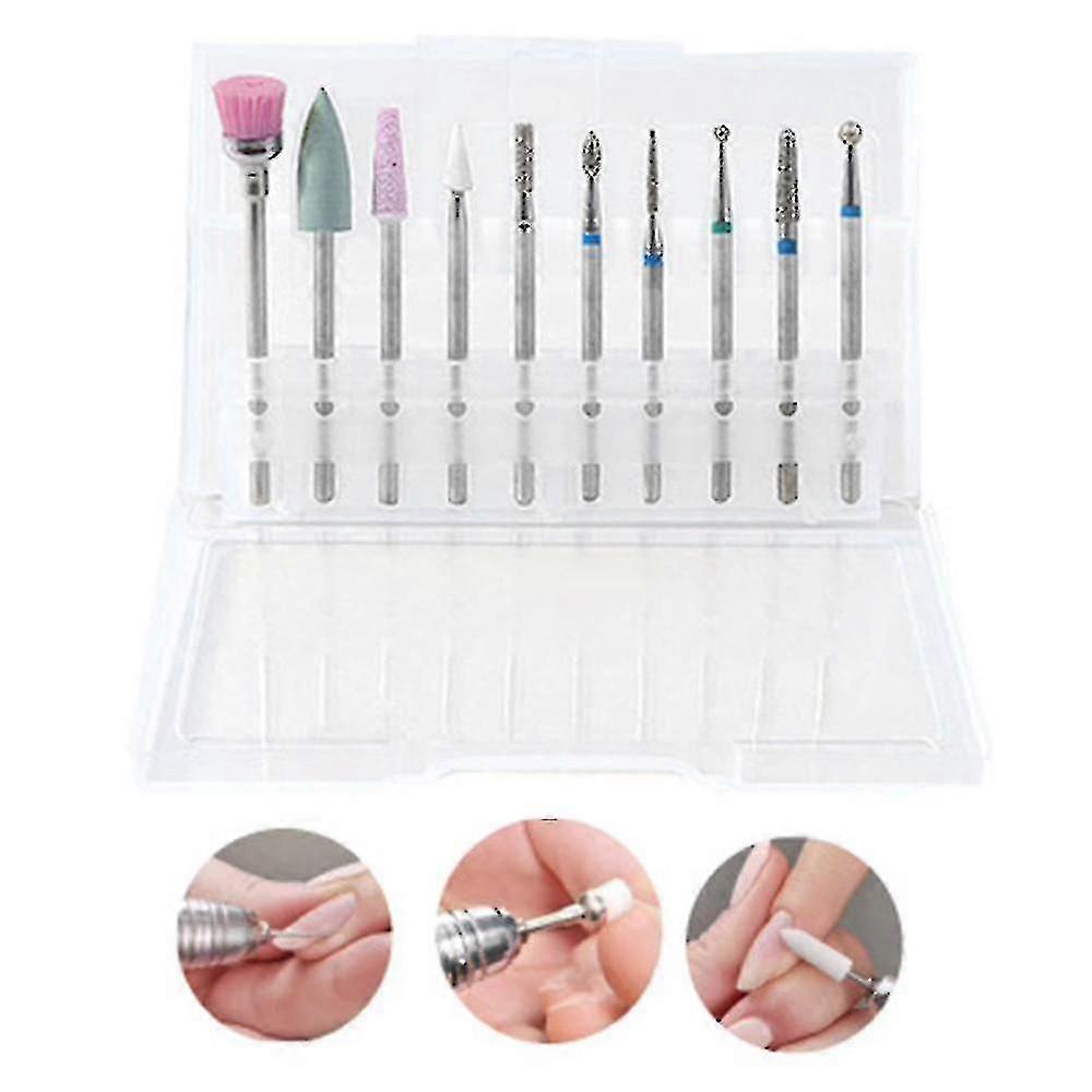 Diamond Nail Drill Bits Set For Acrylic Nail Professional Cuticle Drill