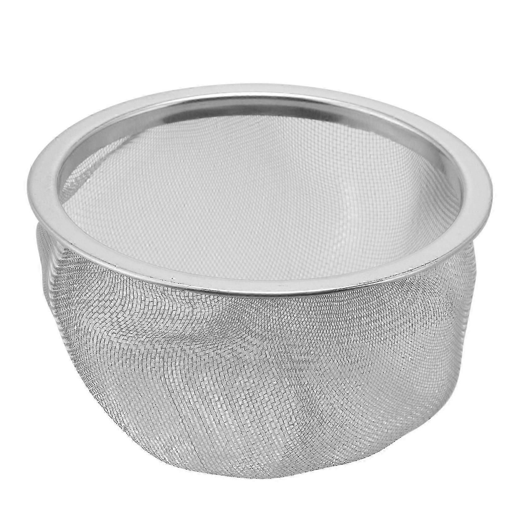 Teapot Diameter 80mm Metal Mesh Tea Leaf Spices Strainer Basket