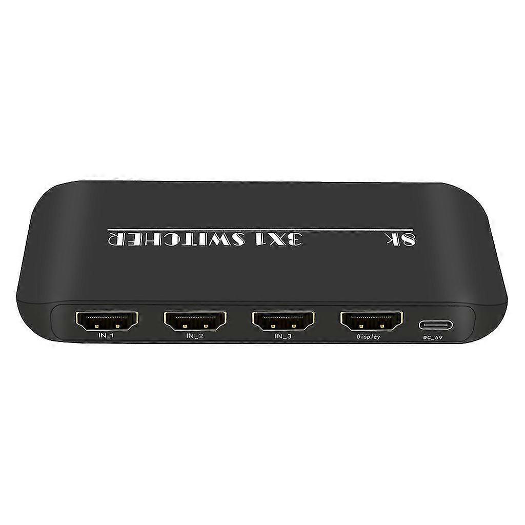 8K HDMI 2.1 Switch 3X1 HDR 8K@60Hz 4K@120Hz HDMI 2.1 Switcher 3 port in 1 out Edition A