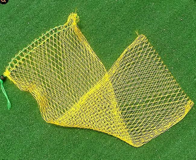 Simple Flat Bottom Drawstring Fishing Net 18-Strand with Thickened Line Large Eye New Material Mesh Bag Large Eye Ground Insert Durable and Convenient