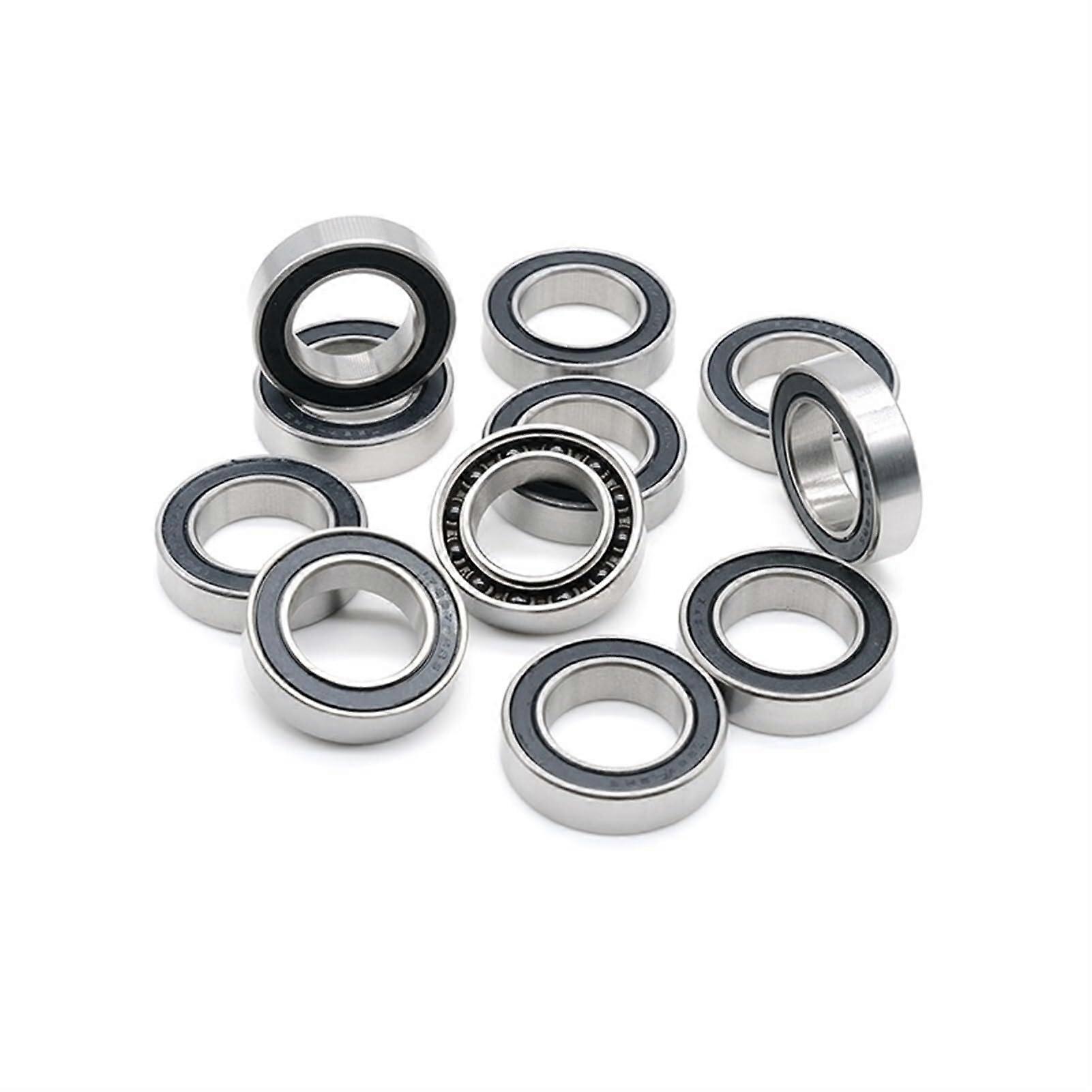Bearings, 2PC 17287RS Hybrid Ceramic Bearing 17 28 7 mm ABEC7 Bicycle Bottom Brackets