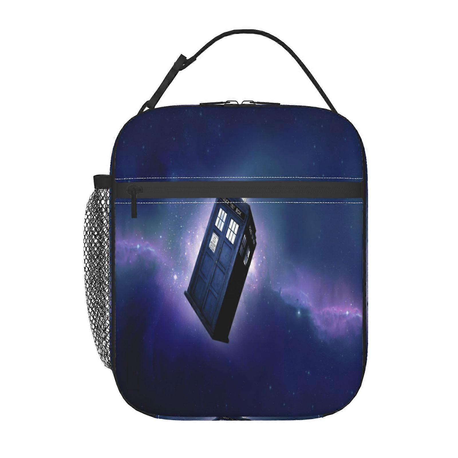 f126 Doctor Who The Animated Series Lunch Boxes Premium ύφασμα Oxford, ευρύχωρο διαμέρισμα με 4 υποδοχές, πλένεται στο πλυντήριο και ανθεκτικό στις οσμές c126