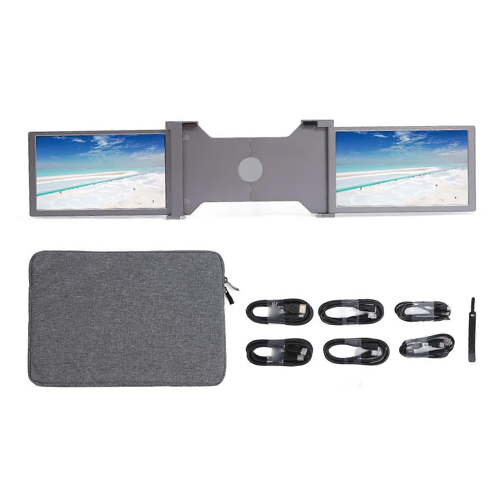 11.6 Inch Dual Screen Extender FHD 1080P Portable Display for Windows OS X Laptops