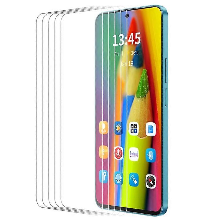 ENKAY HAT PRINCE 5Pcs Compatible For Google Pixel 9 Pro XL Screen Protector Large Arc Edge Anti-fingerprint