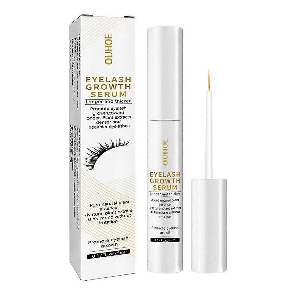 5ml(A)$ Eyelash serum Gentle, natural, moisturizing, beautiful, black, curled, thick, long, seamless eyelashes Eyelash care liquid
