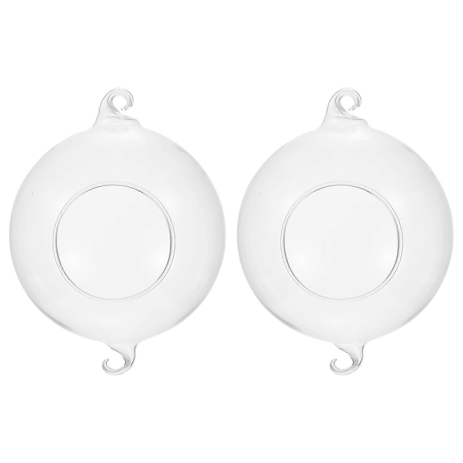 Hanging Round Decorative Vases, Glass for Everyday Use