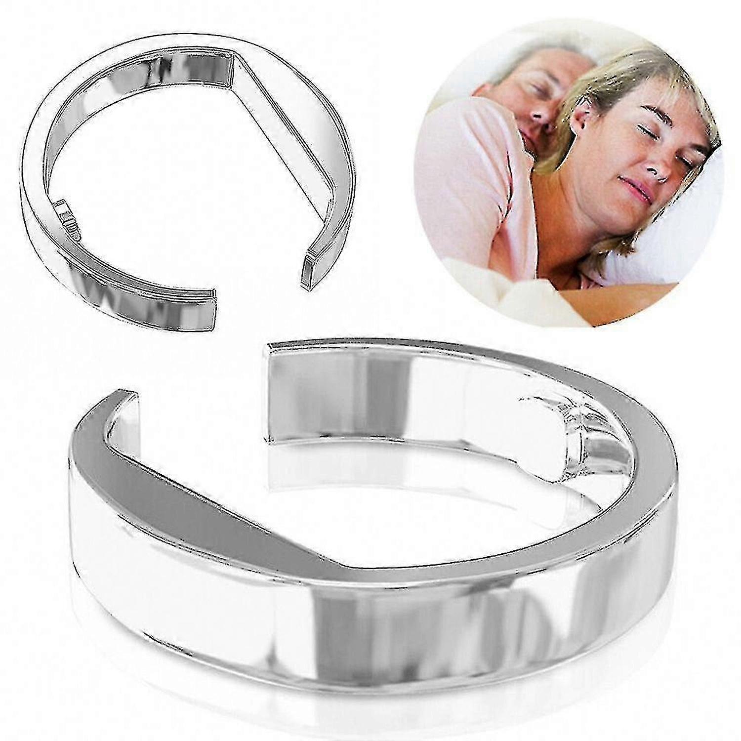 Σταματήστε ροχαλητό δαχτυλίδι anti snore Acupressure συσκευή ενίσχυσης ύπνου κατά της αϋπνίας ύπνο θεραπεία δαχτυλίδια 3 μεγέθη