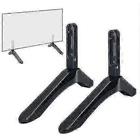 Suporte de Base Universal para TV para TVs de 32-65 Polegadas, Suporte de Mesa Preto Compatível com LG (2-Pack)